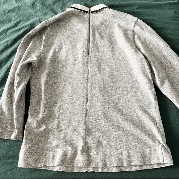 J. Crew Peter Pan collar sweatshirt - Picture 3 of 6